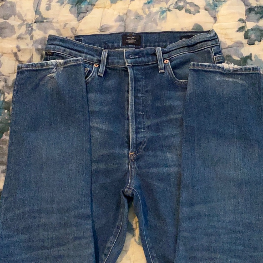 Citizens of Humanity high rise button fly denim